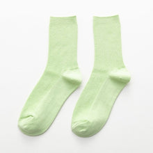 Load image into Gallery viewer, Classy Pastel Crew Socks
