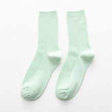 Load image into Gallery viewer, Classy Pastel Crew Socks
