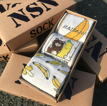 Load image into Gallery viewer, Go Bananas Socks - 3/pack
